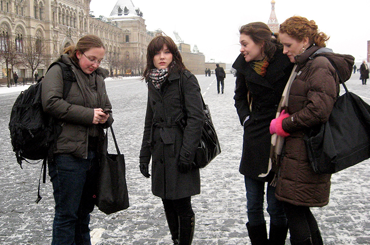 Slavic Studies students visiting Russia. 