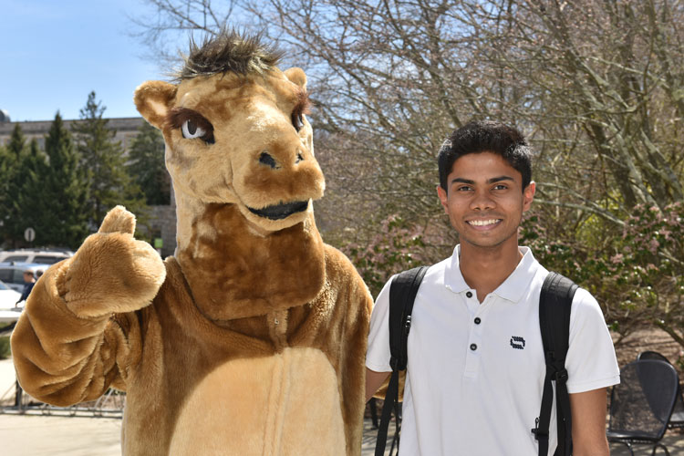 Camel and student