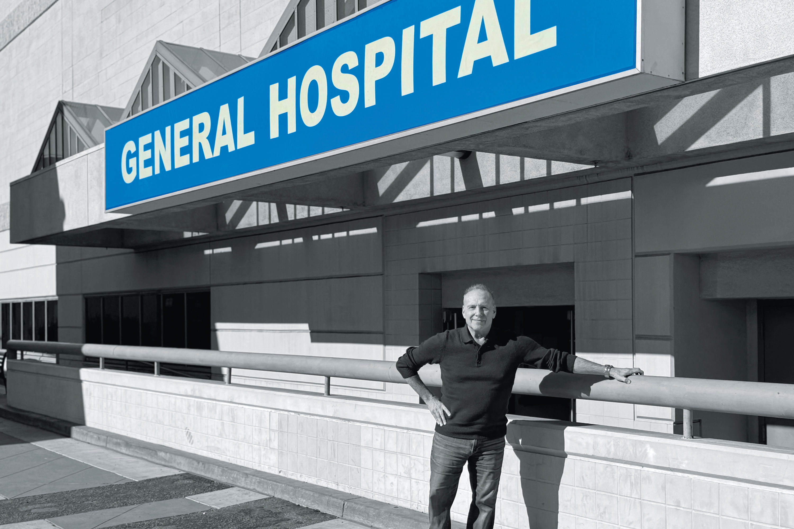 Photo of Casting Director Mark Teschner ’79 outside of General Hospital