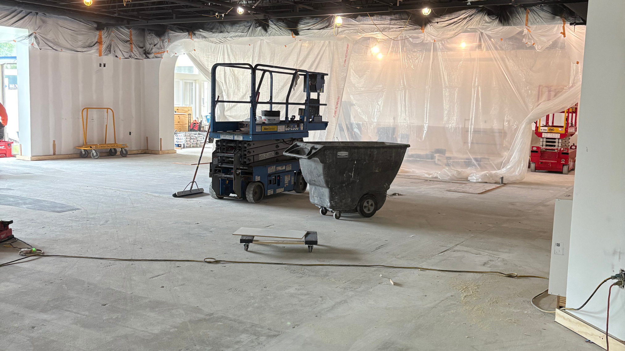 Harris Refectory Dining Hall Under Construction