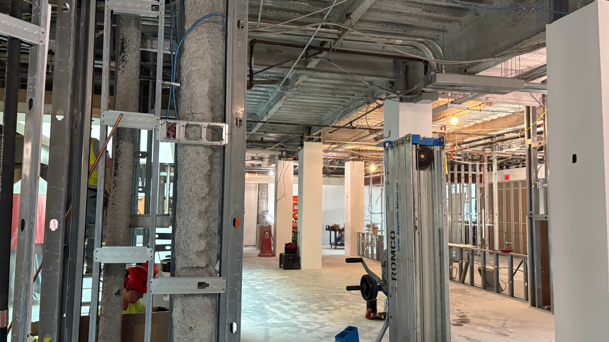 Harris Refectory Dining Hall Under Construction