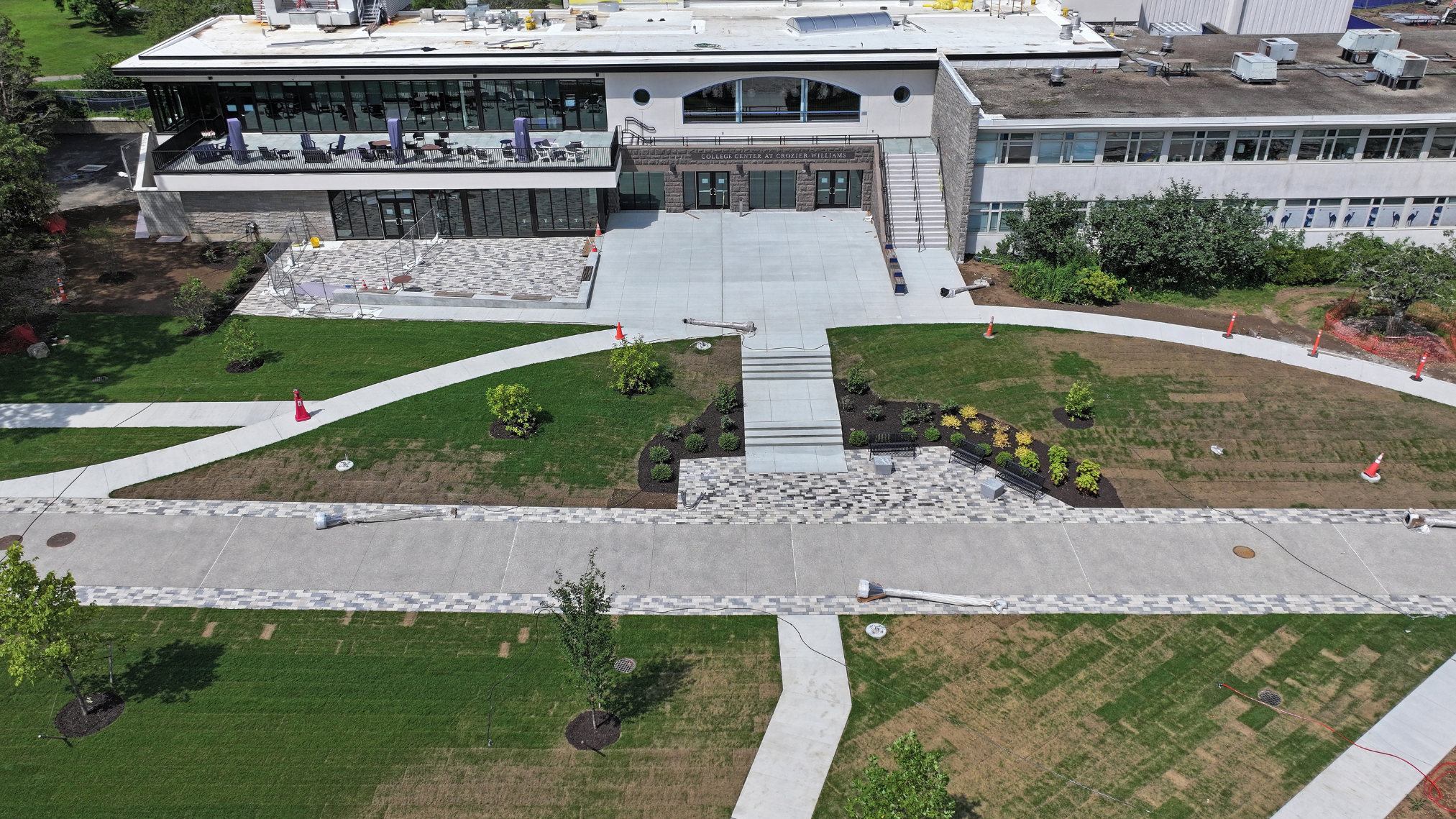 Crozier-Williams and Cro Blvd Aerial of Exterior