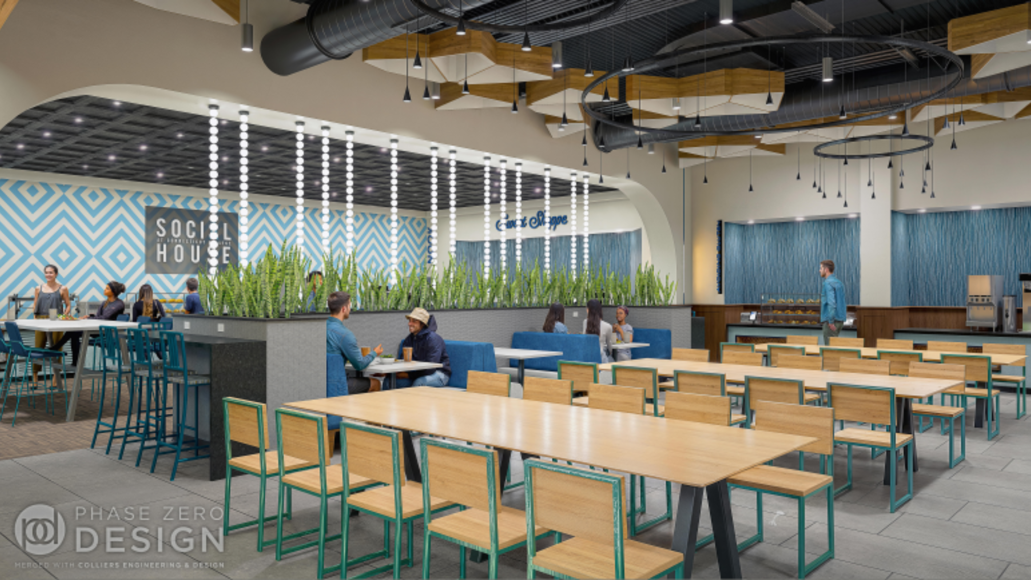 Conceptual design of Harris Refectory Dining Hall