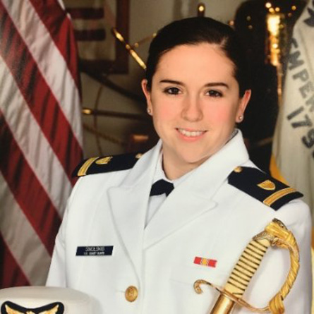 Alumna becomes U.S. Coast Guard Officer 
