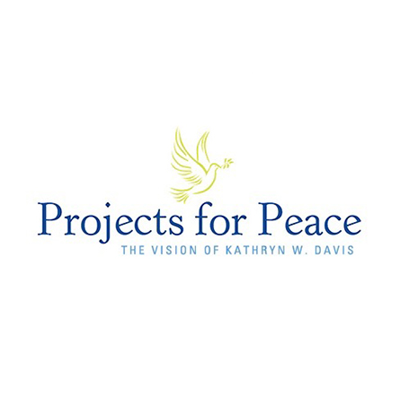 The logo for Davis Projects for Peace