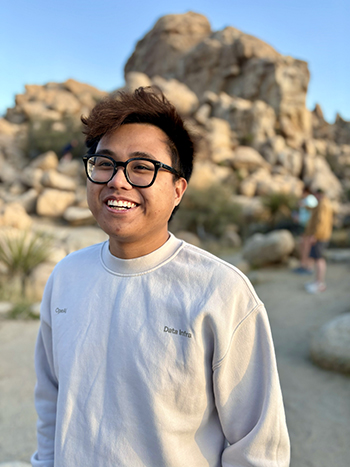 A portrait of Duc Tran '24