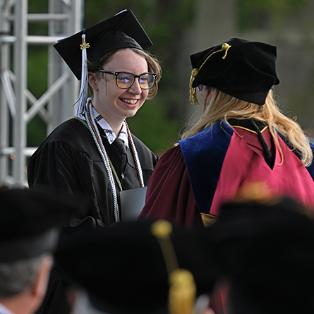 Owyn Ledina ’25 wins the 2025 Oakes and Louise Ames Prize