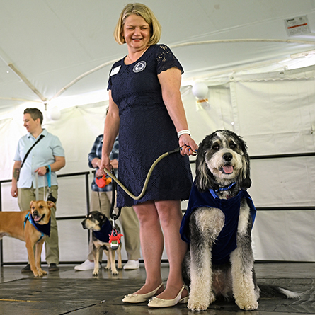 Koda inDOGurated as First Dog of Connecticut College